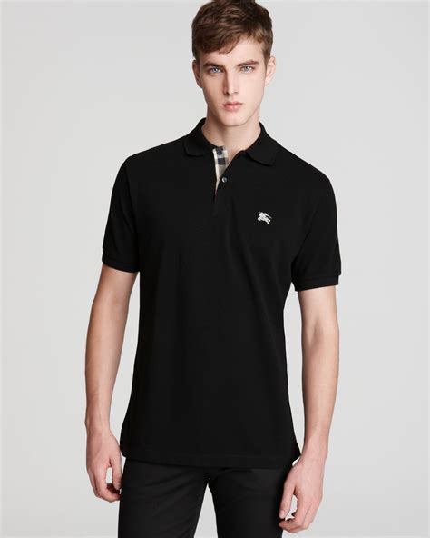 burberry brit polo black|Burberry polo shirts men's sale.